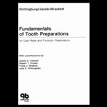 Fundamentals of Tooth Preparations  For Cast Metal and Porcelain Restorations
