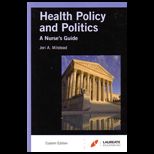 Health Policy and Pol.   With Access CUSTOM<