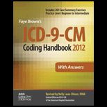 ICD 9 CM Coding Handbook, With Answers, 2012 Revised Edition