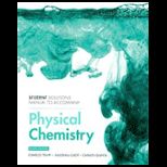 Physical Chemistry   Student Solution Manual