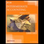 Intermediate Accounting Volume 3 CUSTOM PKG. <