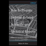 How to Prepare Defense Related Science and 