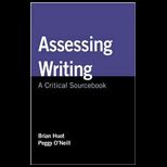 Assessing Writing A Critical SourceBook
