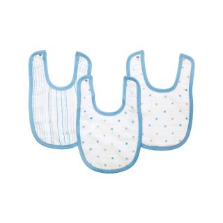 ADEN BY ADEN + ANAIS aden by aden + anais 3 pk. Snap Bibs   Oh Boy, Blue, Boys