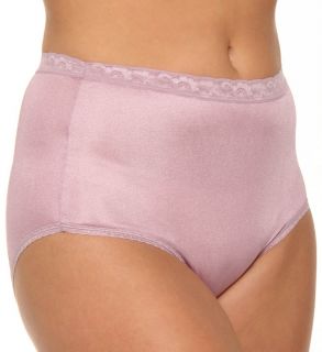 Just My Size 0601 Nylon Brief Panties   4 Pack