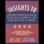 Insights to Performance Excellence 2000
