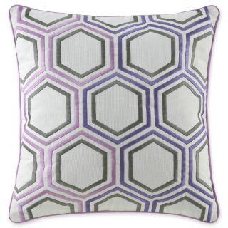 HAPPY CHIC BY JONATHAN ADLER Chloe 18 Square Geometric Decorative Pillow,