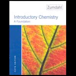 Introduction to Chemistry  A Foundation   Package