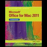 Microsoft Office 10 for MAC Illustrated, Fundamentals