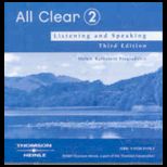 All Clear 2   Listening and Speaking  2 CDs