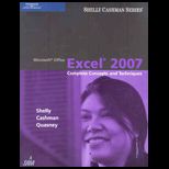 Microsoft Excel 2007 Complete Concepts and Techniques