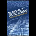 Architects Portable Handbook First Step Rules of Thumb for Building Design
