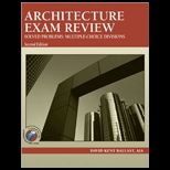 Architecture Exam Review, Solved Problems Multiple Choice Divisions