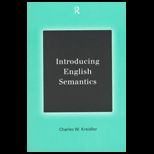 Introducing English Semantics