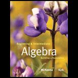Beginning and Intermediate Algebra   With 2 CDs Package