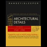 Architectural Details  Classic Pages from Architectural Graphic Standards 1940   1980