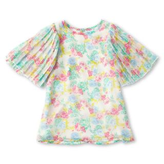 LITTLE MAVEN Little Maven by Tori Spelling Floral Chiffon Dress   Girls 12m 5y,