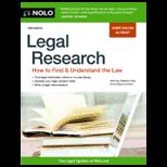 Legal Research  How to Find and Understand the Law