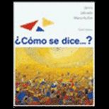 Como Se Dice ?   With in Text Audio CDs