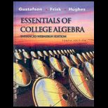 Essentials of College Agebra (Custom)