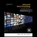 Advanced Word Processing, Lessons 56 110 Microsoft