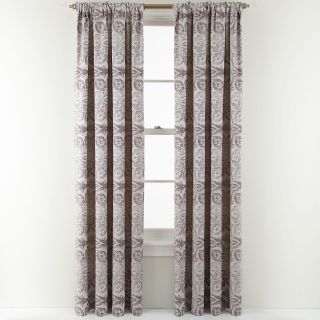 ROYAL VELVET Mariska Rod Pocket/Back Tab Curtain Panel, Sterling Mauve