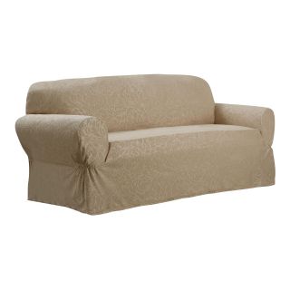 James Leaf 1 pc. Sofa Slipcover, Tan