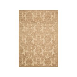 Nourison Chalet High Low Carved Rectangular Rugs, Gold