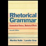 Rhetorical Grammar