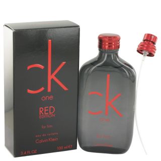 Ck One Red for Men by Calvin Klein EDT Spray 3.4 oz