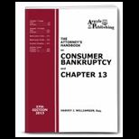 Consumer Bankruptcy and Chapter 13