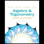Algebra and Trigonometry Graphs and Models   With Access