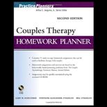 Couples Therapy Homework Planner   With CD