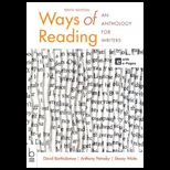 Ways of Reading Anthology for Writers
