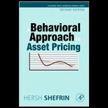 Behavioral Approach to Asset Pricing