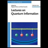 Lectures on Quantum Information
