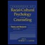 Handbook Racial Cultural Psycho. V1 and 2   With CD