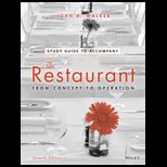 Restaurant From Concept to Operation Student Study Guide