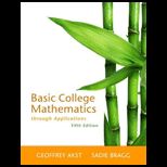 Basic College Mathematics through Applications (Loose)