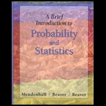 Brief Introduction to Probability and Statistics   With CD