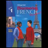 McDougal Littell Discovering French Nouveau Student Edition with eEdition CD ROMLevel 1