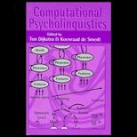 Computational Psycholinguistics  Al and Connectionist Models of Human Language Processing