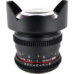 Rokinon 14mm T3.1 Aspherical Wide Angle Cine Lens, De clicked Aperture   Canon E