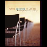 Public Speaking in Canada  Building Competency in Stages