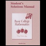 Basic College Mathematics   Student Solution Manual