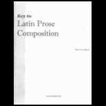 Key to Latin Prose Composition