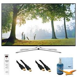 Samsung 32 Full HD 1080p Smart LED HDTV 120Hz Plus Hook Up Bundle   UN32H6350