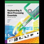 Keyboarding and Word Processing Essentials, Lessons 1 55   With Access