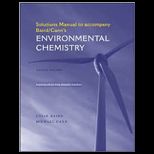 Environmental Chemistry  Solution Manual