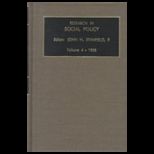 Research in Social Policy, Volume 4